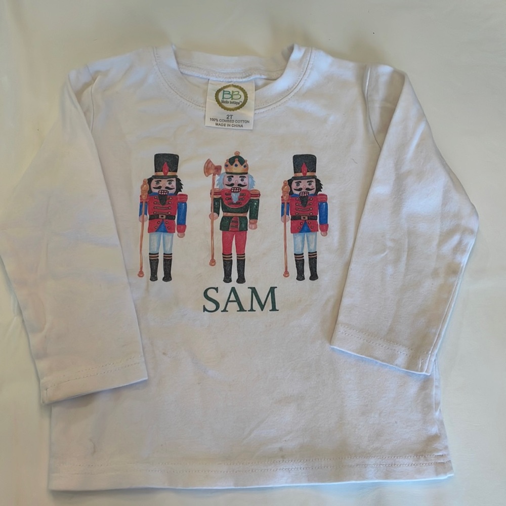Monogram Sam T-shirt with Nutcrackers
